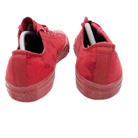 Converse Mens Sz 12 All Star Chuck Taylor Shoes Red OX 149543C Low Top Sneakers - Picture 11 of 15